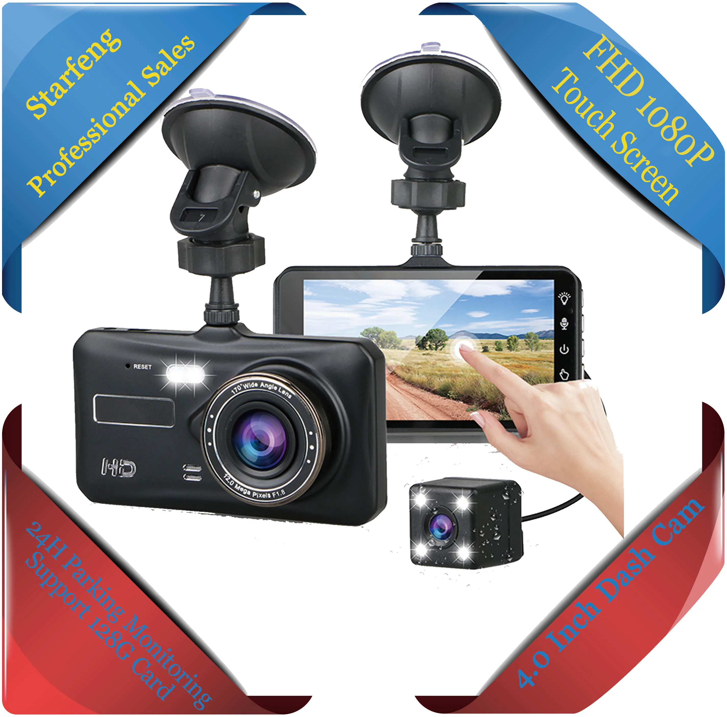 GOODTS D013 DASH CAMERA 1080P MINI DRIVING RECORDER FULL HD