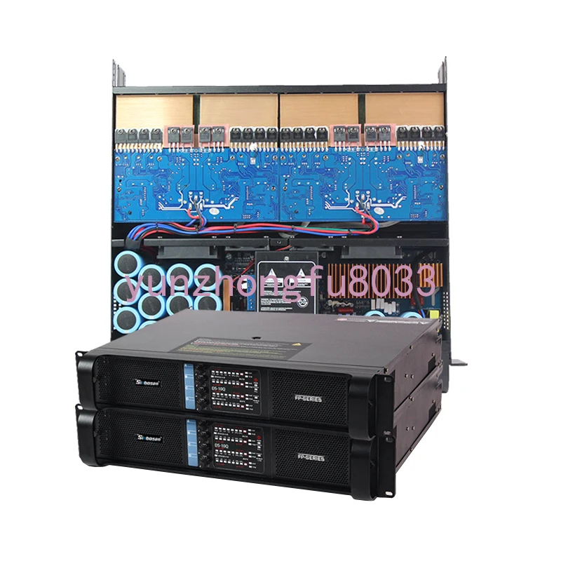 

Ds-10q Sound System Audio Amplifier Big Power 2u 4 Channel 2000 Watts