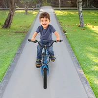 Vélo pour enfants de 14 pouces-vélo d'apprentissage pour enfants pour débutants, vélo manuel pour enfants à hauteur de siège réglable bleu/noir 4
