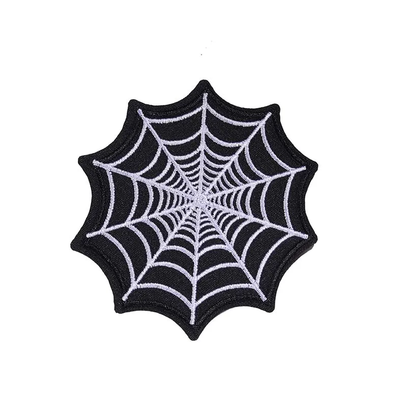 Fine Punk Spider web size: 8.5 * 8.2CM Patches Iron On