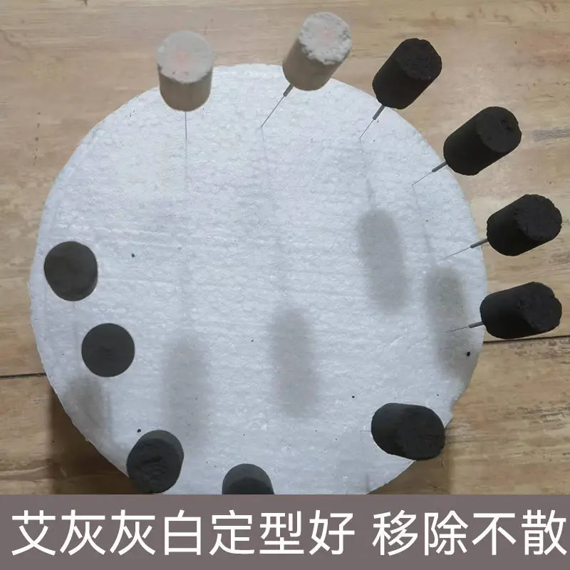 Warming Moxibustion Moxa Charcoal Roll Smokeless For Acupuncture Needles, 12*15mm,12*20mm