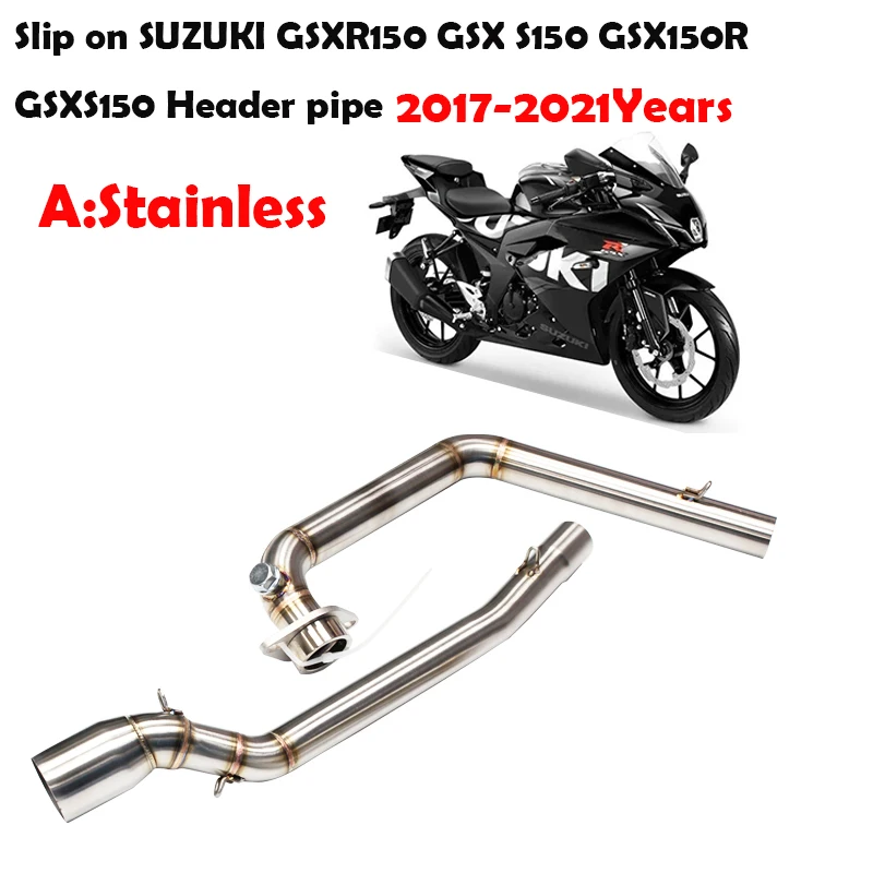Stainless Header pipe For SUZUKI GSX S150 GSXR150 GSXS150 GSX150R