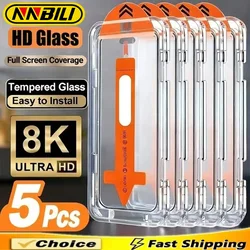 Premium Fingerprint Unlock Tempered Glass Screen Protector (1 - 5 Pack) - 1 Pieces
