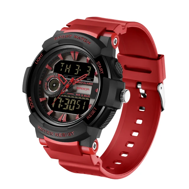 SANDA 2023 New Sports men Watches Top Brand Dual Display Watch 50M Waterproof Wristwatch for Male Clock Relogio Masculino 6082,Male watch,sport male watch,sport watches men waterproof,waterproof digital sports watch,smart watches,blood pressure sleep monitor,smartwatch fitness,watches heart rate