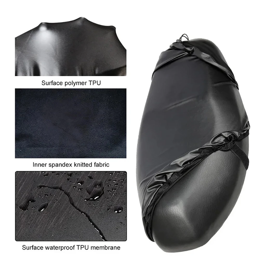 Motorcycle Rain Seat Cover Waterproof Scooter Cushion Seat Protector Motorbike Scooter Cushion Seat Cover Motorcycle Accessories