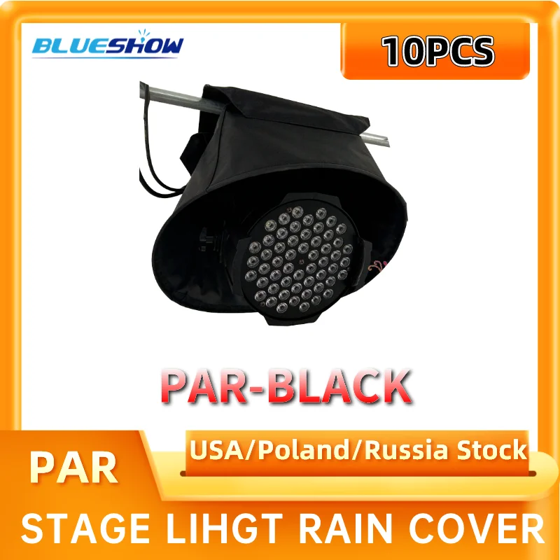 Description Picture 4 of item10pcs 960 LED Strobe Light Cover Light Beam Rain Cover Waterproof Raincoat Snow Coat LED PAR Light Battery Par Outdoor