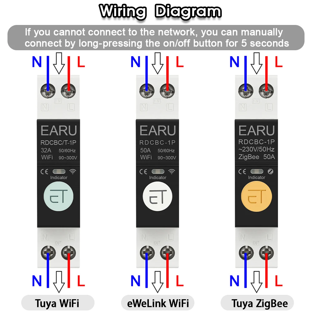 WiFi and ZigBee smart relay versions