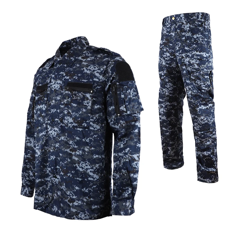 Tactical suit ghillie suit tactical shirt combat uniform hunting jacket men combat uniform tactical camouflage suit hiking hunting training clothes jacket pant set