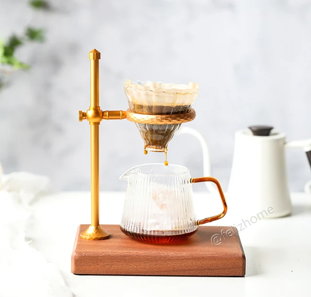 Coffee Drip Rack Coffee Accessories Reusable Hand Brewed Coffee Filter  Holder Hanging Bags Support for Barista Picnic Home Travel Outdoor only  bracket