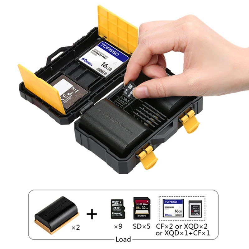 Storage Bags 1 pc DSLR Camera Battery Protective Box SD TF Memory Card Storage Case Holder