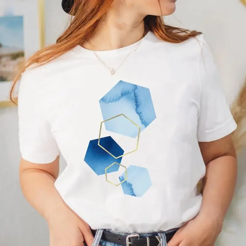 

Женская футболка с коротким рукавом, с принтом