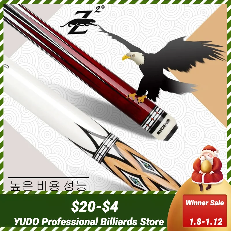 Preoaidr Carom Cues 11.8Mm Uni-Loc Giunto Rapido Legno D'Acero Canadese 3 Stecche Per Cuscino Design Classico Modello Biliardo Libre Cue