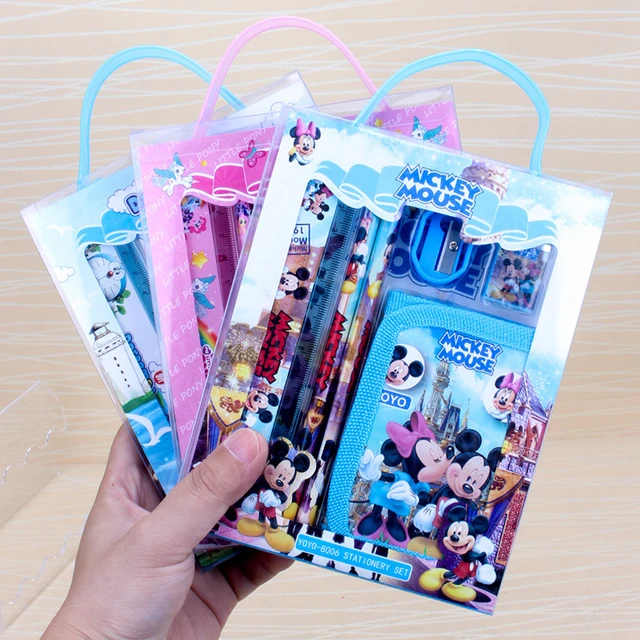 New Anime Stitch Pencil Kawaii Lilo & Stitch Pencil With Eraser Cartoon  Mickey Frozen Princess Stationery Student Gifts - AliExpress