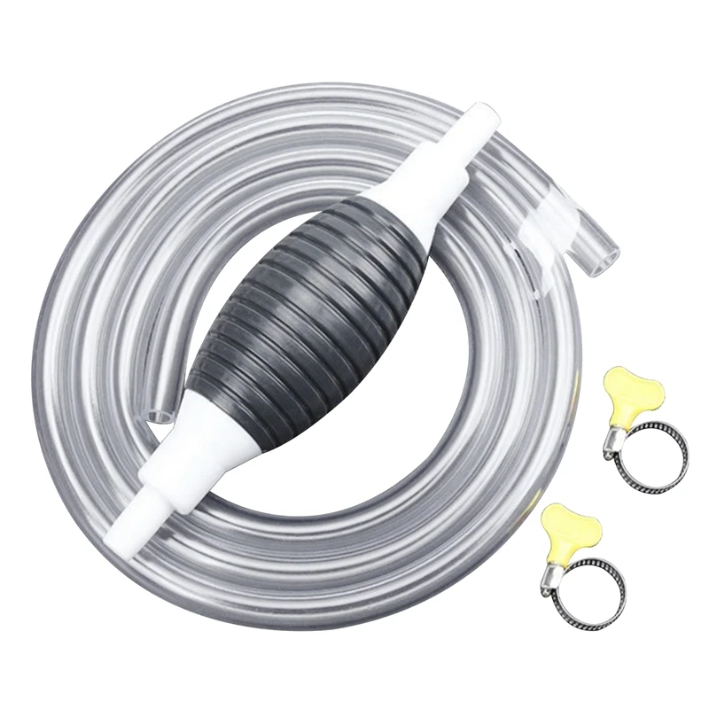 

Water Oil Transfer Pump Petrol Liquid Manual Pump Syphon Fuel Saver Car Accessories Car Fuel Gas Pump PVC Pipe 2M