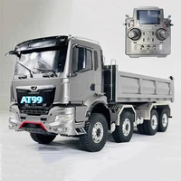 RC Truck 1/14 8×8 MAN-TGS Hydraulic Remote Control Dump Truck Model with PL18EV Remote Control Engineering Vehicle Toys for Boys 1