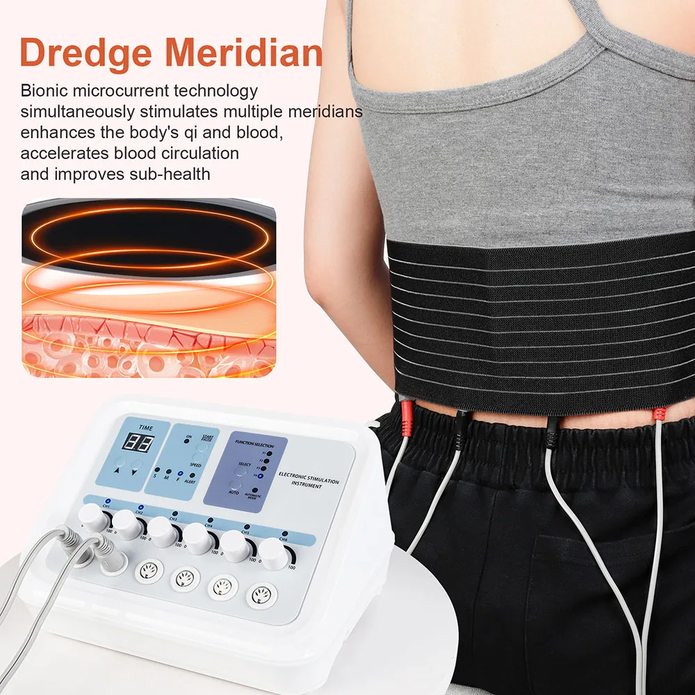 Weight Loss Machine EMS Stimulator Electrostimulation Machine Full Body Dredge Meridians Muscle Stimulator massager