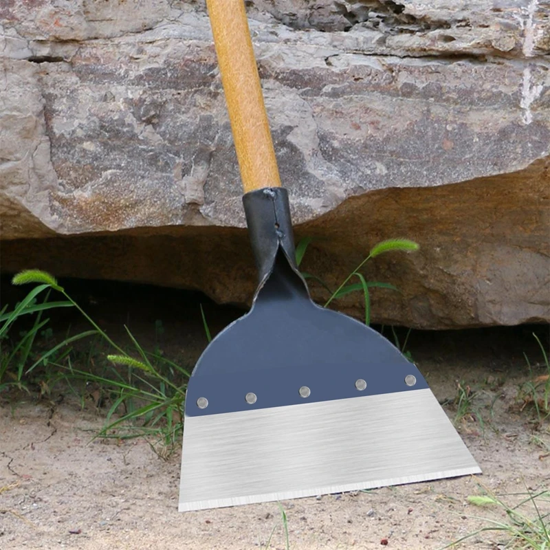 

Multifunctional Outdoor Garden Cleaning Shovel Steel Flat Shovel Ice Shovel Weeding Planting Farm Weeding Tools Garden Tools
