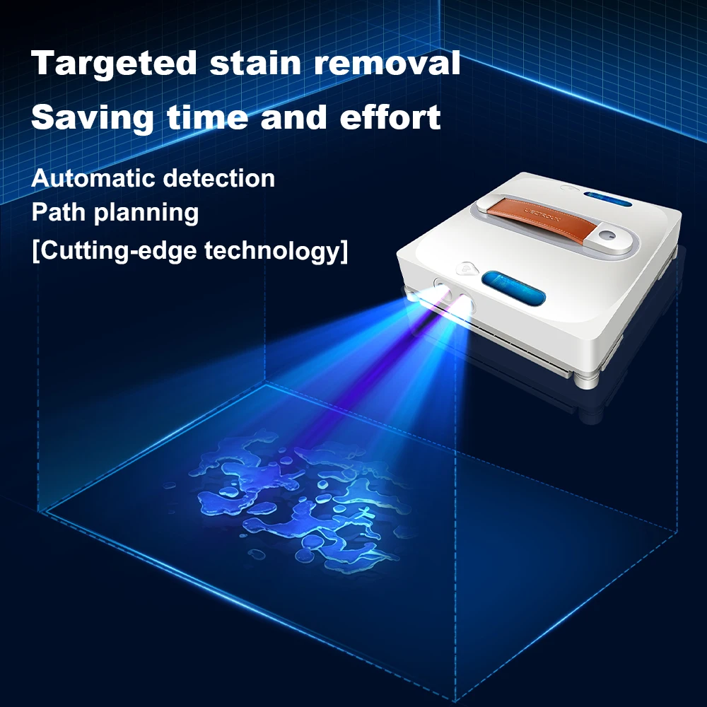 Robot Window Cleaner Liectroux S11,4-Way Water Spray,Ultrathin Window Cleaning Robot, 9000pa,Smart Memory, ntelligent Navigation 6