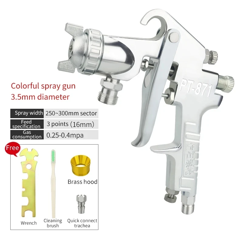 Bulk-buy Air Compressor Paint Spray Gun Car Truck Face Paint Pneumatic Airbrush Sprayer 1000L DIY Tool Price Comparison
