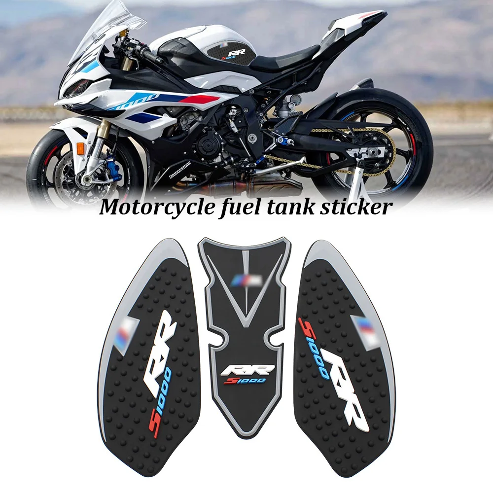 Motorcycle Anti-Slip Sticker Protects The Fuel Tank Anti-Scratch Fuel Tank Pad Sticker For BMW S1000RR S 1000rr 2019-2023