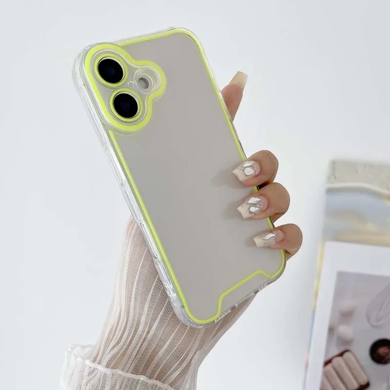 Coque lumineuse en silicone pour iPhone 16, compatible modèles 16pro, 14, 11, 12, 13, 14 Pro Max, 15 Pro, XR, XS Max_voghion.com