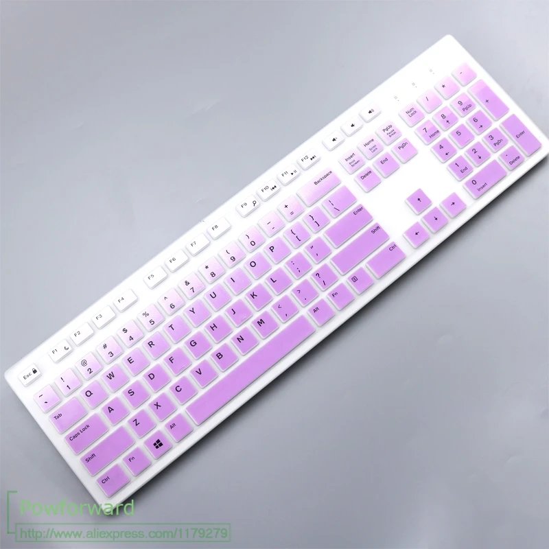 5 Pcs Keyboard Cover Compatible For Dell KB216 Wired Key Board (Transparent - View #6