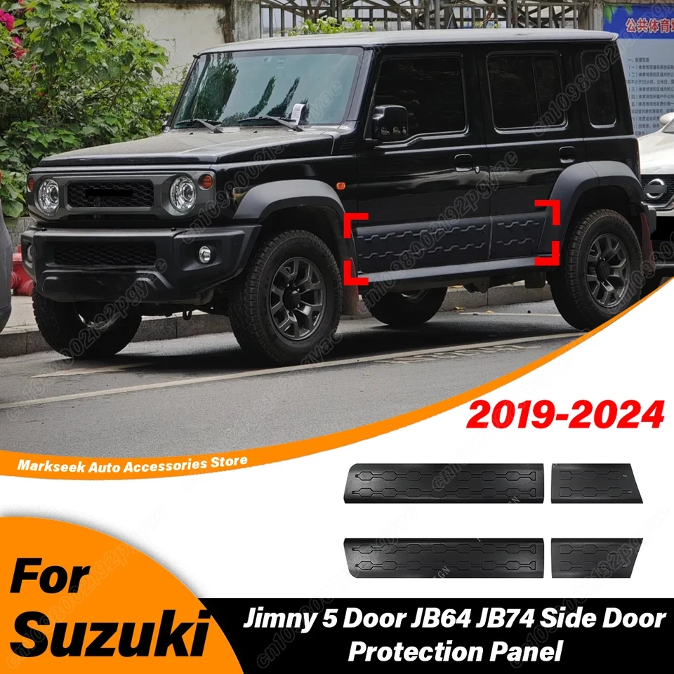 LFOTPP For Suzu-ki Jimny JB64 JB74 2018-2023 Door Handle Storage Box Front Door Door Handle Storage Compartment [2 Pack], Jimny Accessories, Door Buckle, Car, Armrest, Organizer, Tray (Black