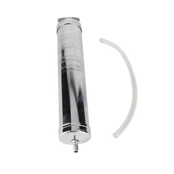 Enhanced Oil Suction Transfer Pump - Heavy - Duty Aluminum Alloy & Carbon Steel 500cc (Silver)
