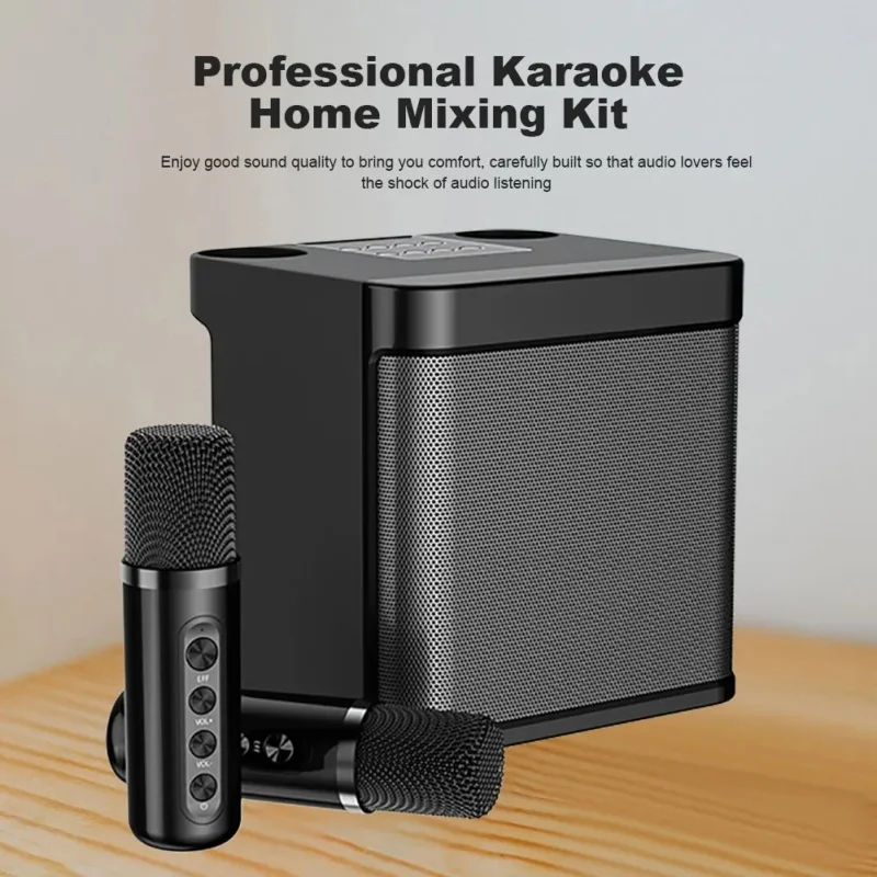 

Home Theater Multi functional Portable Wireless Bluetooth Speaker Home Karaoke Sound Set KTV All in One Concert Boom Box TF/USB