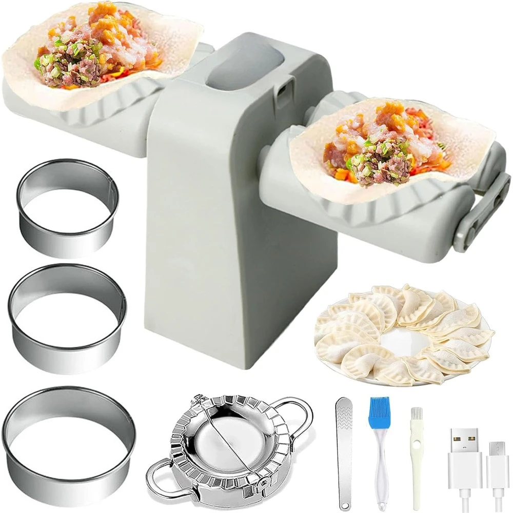 Double Head Automatic Electric Dumpling Maker image 1