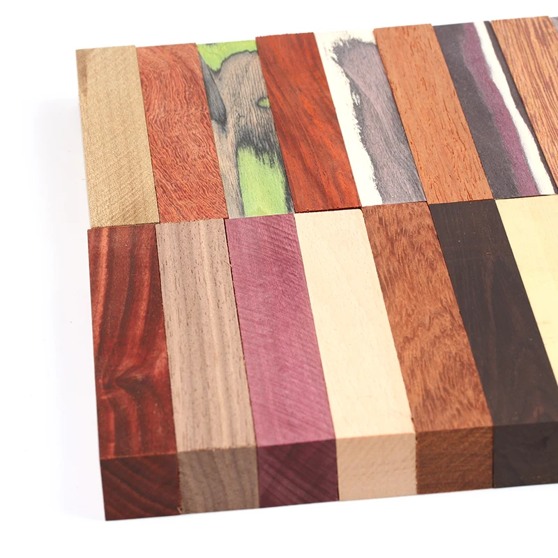 Wood Pen Blanks for DIY Woodworking Projects, 120x20x20mm