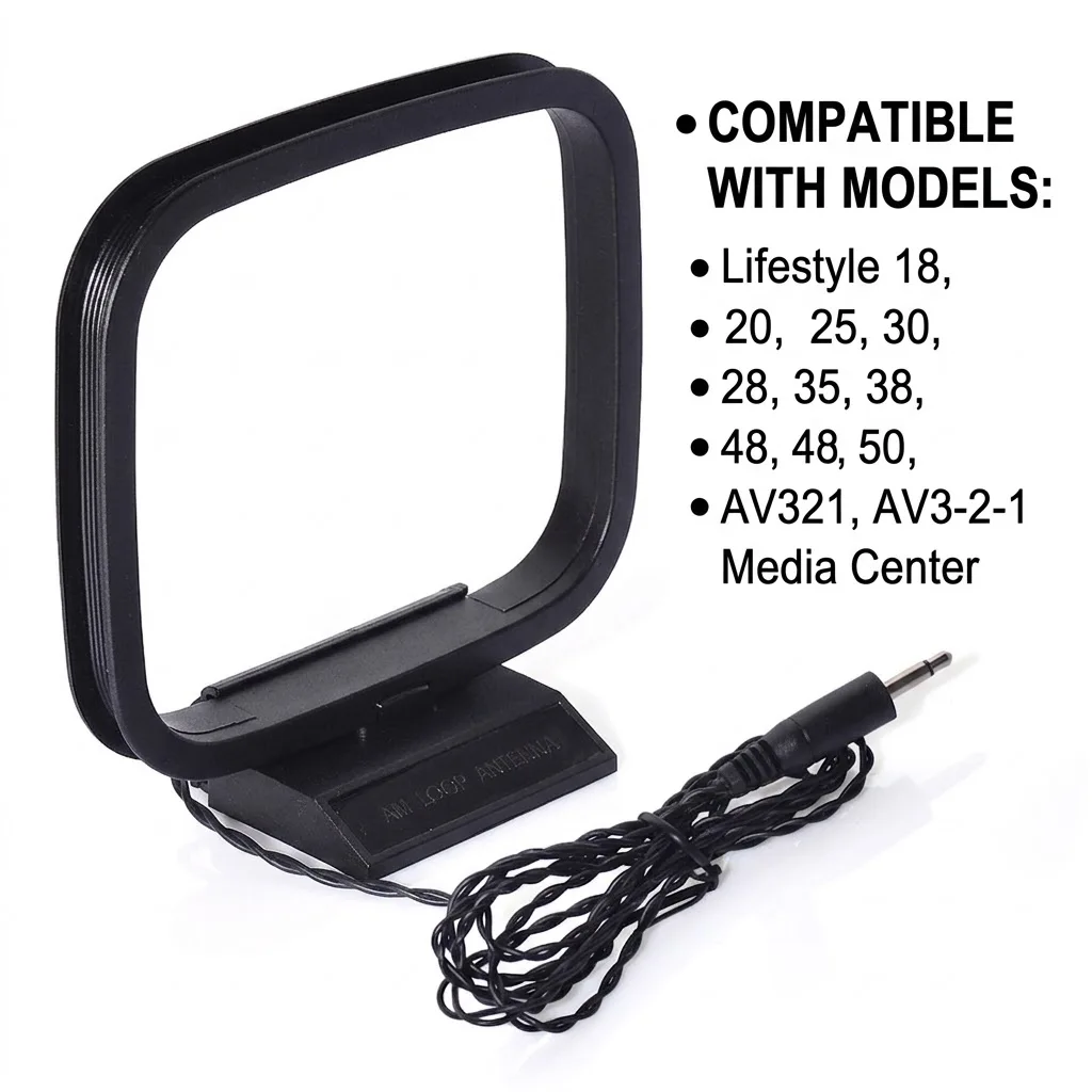 AM Loop Antenna for Home Theater Systems
