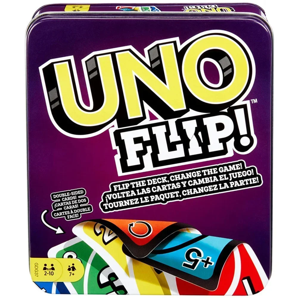 Mattel UNO FLIP! Games Family Funny Entertainment Board Game cartas uno Fun  Playing Cards Kids Toys Gift Box uno Card Game - AliExpress