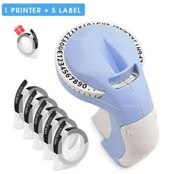 Manual Embossing Label Maker for DIY Self-Adhesive Labels (Printer Set 5)