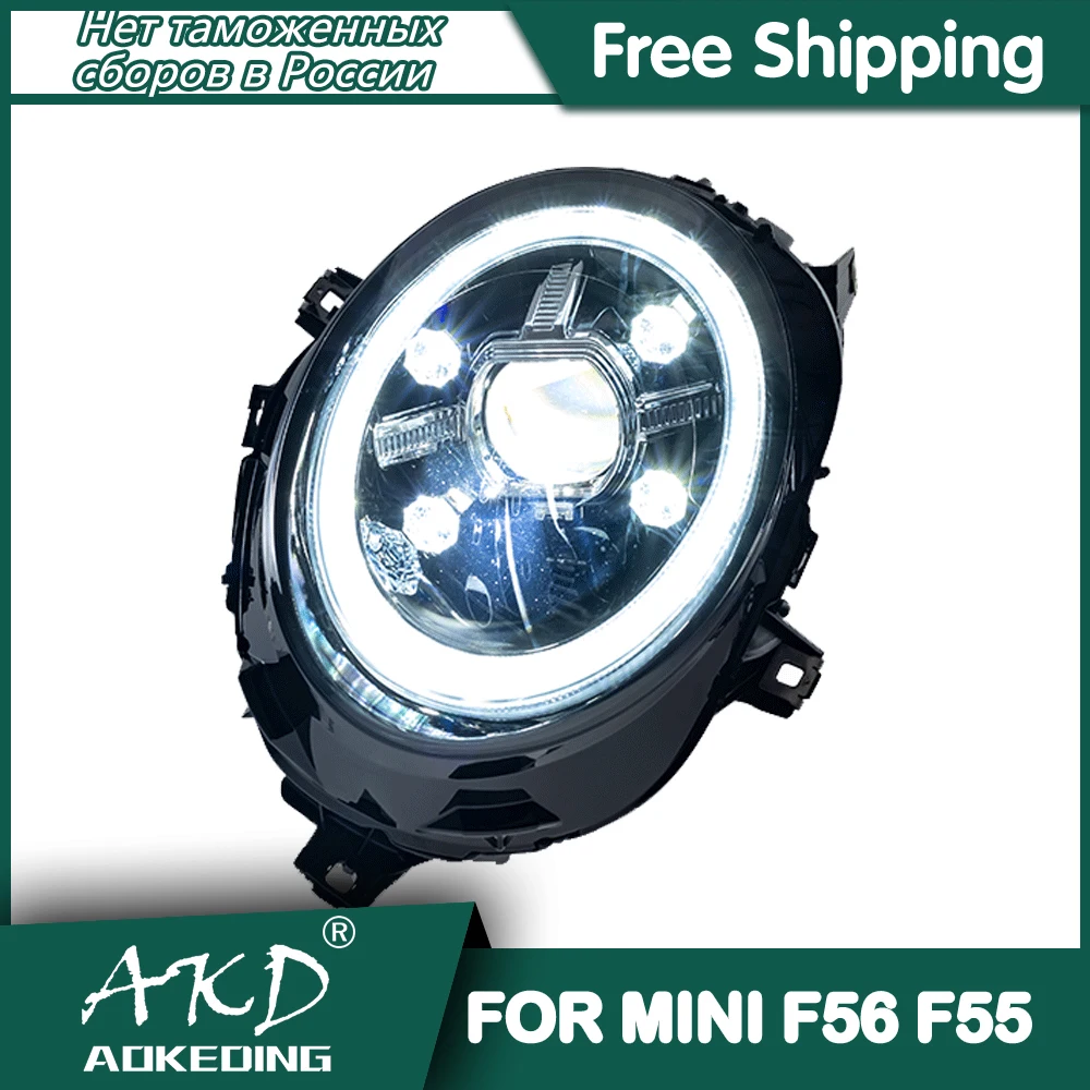 

Car For MINI F55 F56 2014-2022 Headlights DRL Day Running Light LED Bi Xenon Bulb Fog Lights Car Accessory F54 F57 Head Lamp