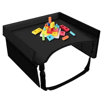 Tavolo Portatile per Viaggi in Auto Cinghie regolabili pieghevoli per bambini, pratiche Accessori per sedile auto da viaggio adatti per il viaggio