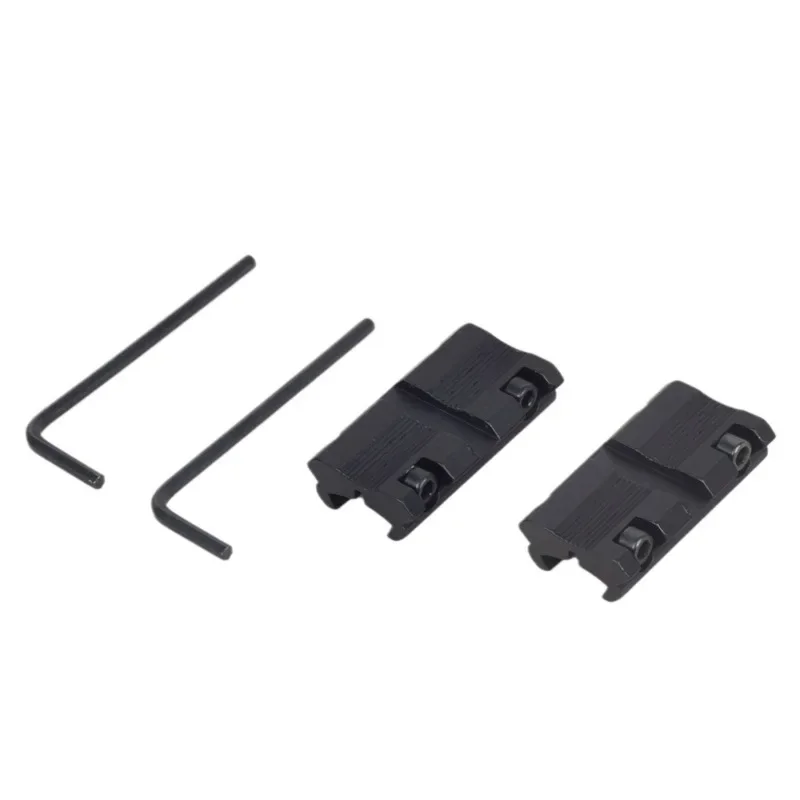 Weaver Picatinny Adapter 11mm Dovetail 2Pcs CNC Aluminum Mount Base 9.5mm-10mm Mini Clamp Red Dot Sight Converter scope mount adapter,sling swivel adapter,picatinny rail accessories,rail adapter,tactical sling adapter,sling adapter,sling attachment adapter,threaded adapter