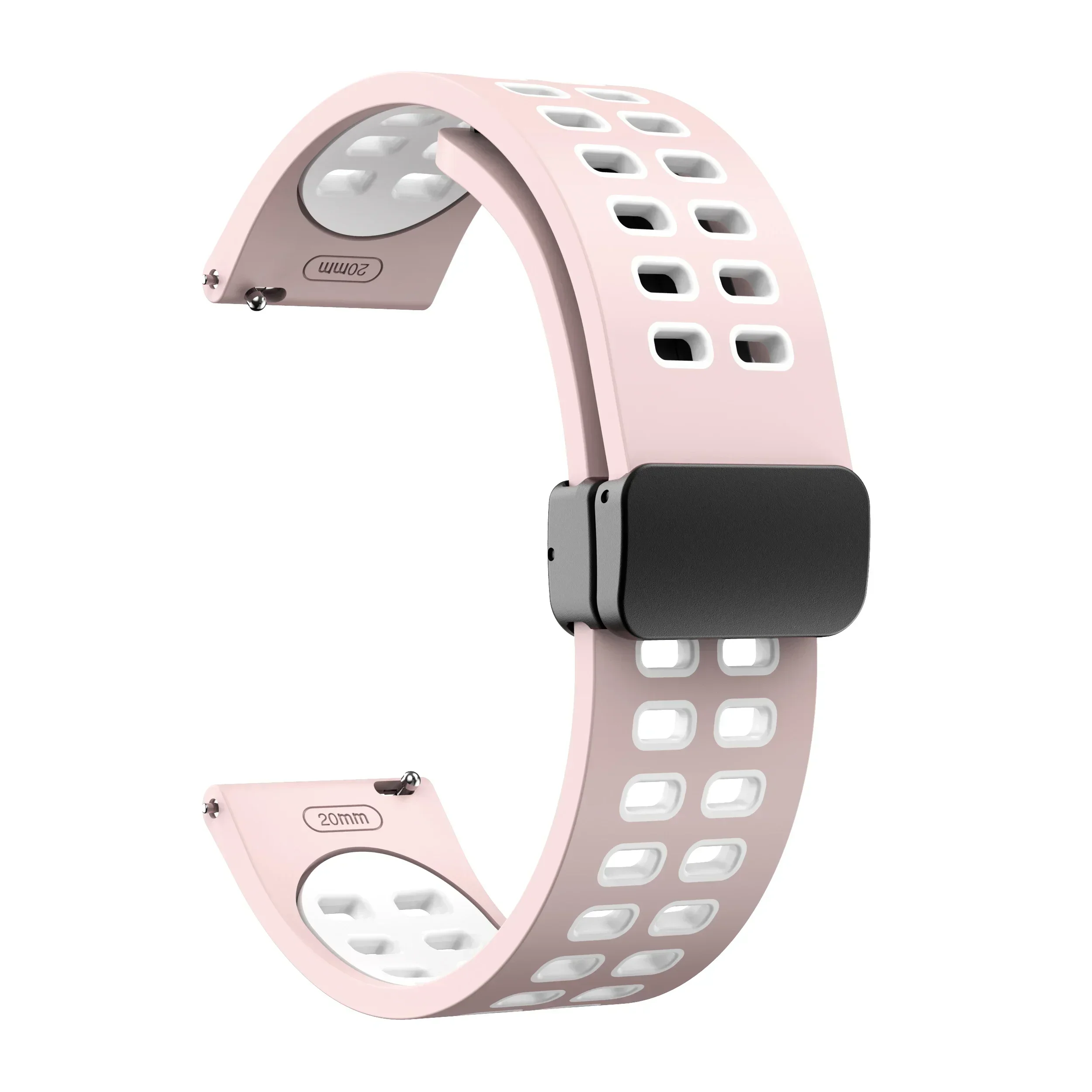 Premium Silicone Magnetic Strap – 20mm/22mm | Universal Fit