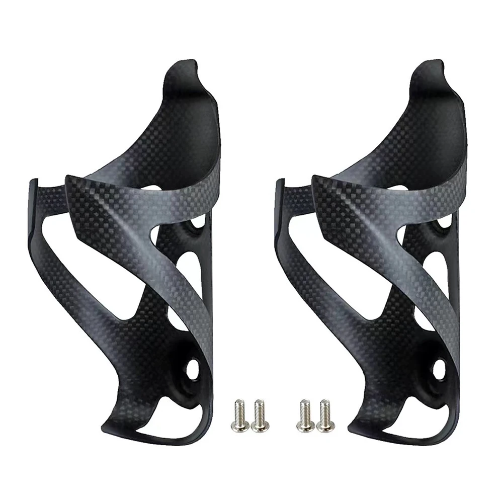 Carbon Fiber Bottle Holder 3K for Bicycle Water Bottle Cage for MTB and Road Bike 2PCs