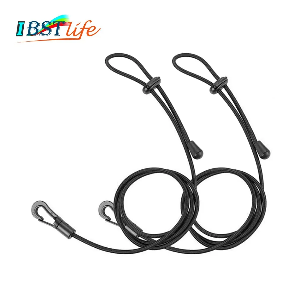 2 Guinzagli Per Kayak - Sicurezza Per Pagaie E Canna Da Pesca, Tessuto Oxford, Estendibile Da 95 A 150cm - Foto 7