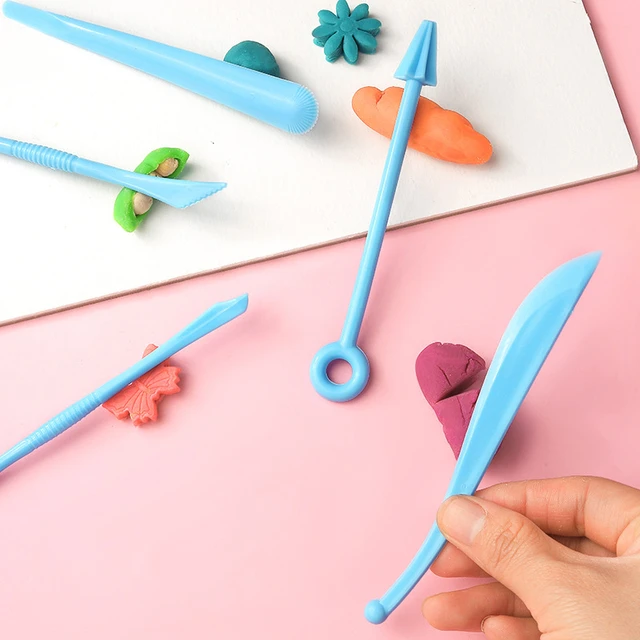 Kit d'outils en argile polymère pour enfants, outils de grattoir,  céramique, sculpture, séchage à l