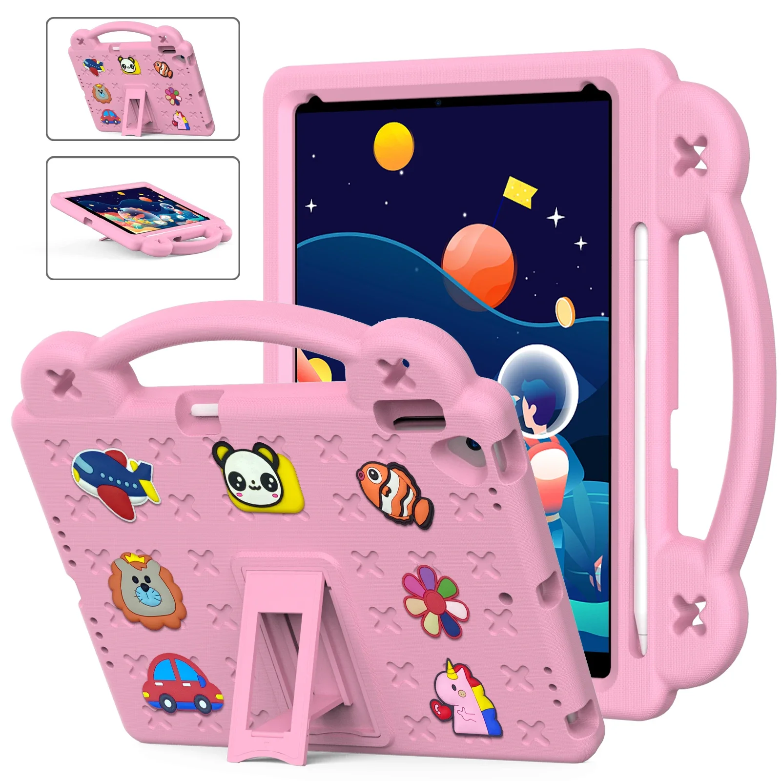 

For iPad Air 5 4 10.9 Case EVA Kids Safe Stand Tablet Cover 10th 2022 10.2 8th 9th 7th 9.7 Generation Pro 11 Mini 6 4 3 2