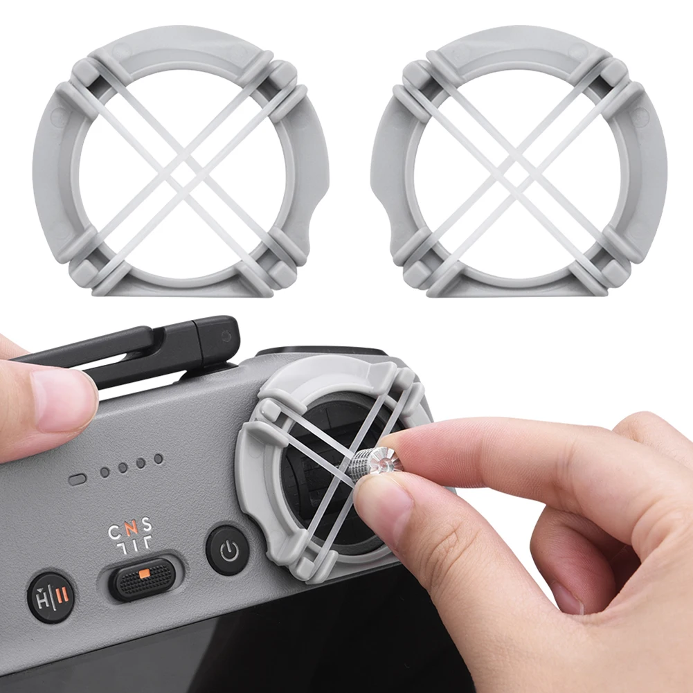 Drone Rocker Damper Control Speed Joystick Yaw Rubber Rope Joystick Fixed Bracket Mount for DJI Air 3 /Mini 4 Pro RC/RC 2 1 Pair drone joystick bracket