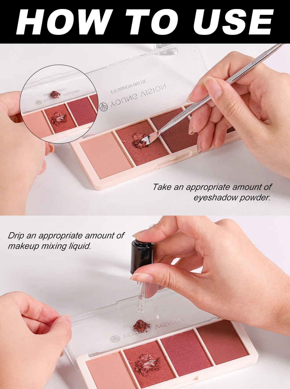 Description Picture 5 of itemCosmetic Bases Blending Serum Eyeliner Powder Blush Nail Polish Eyeshadow Thinner Waterproof Makeup Mixing Liquid Oil Tool