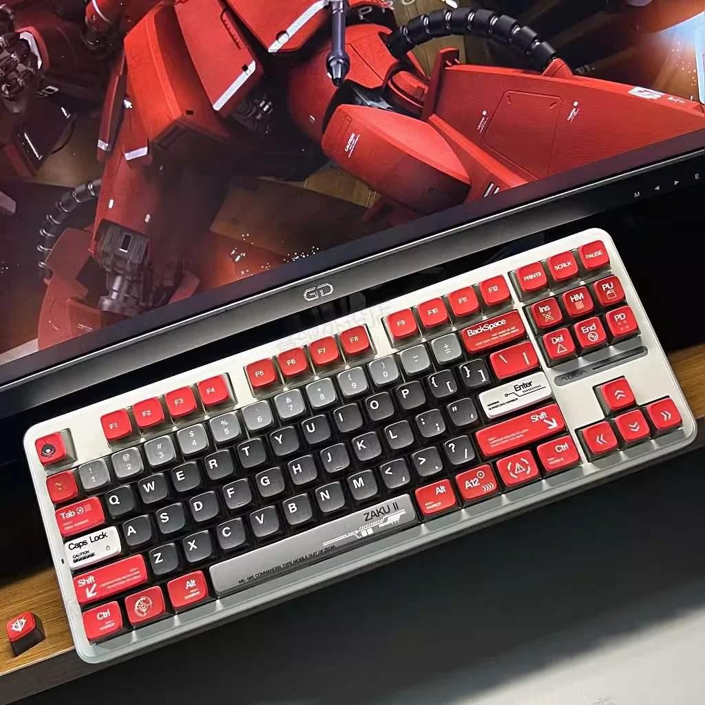 ZAKU Keycaps 120 Keys PBT Material MDA Profile Side light