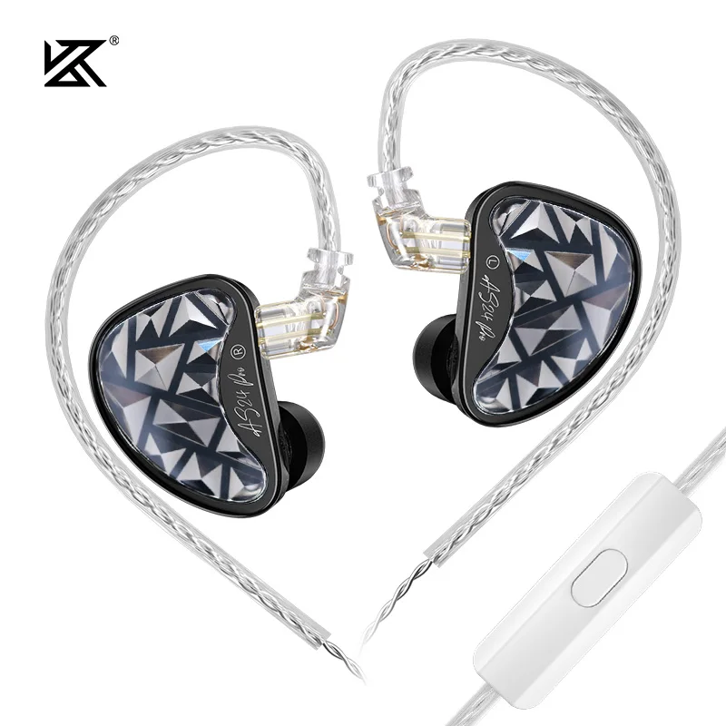 KZ AS24 PRO 24BA Balanced Armature Wired In-Ear HiFi Earphones w/ Mic