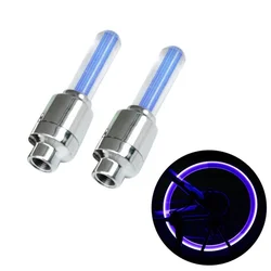 Bouchon de Valve à Air pour roues, lumière de voiture, moto, vélo, lampe LED, décoration de pneu, 2 pièces/ensemble 