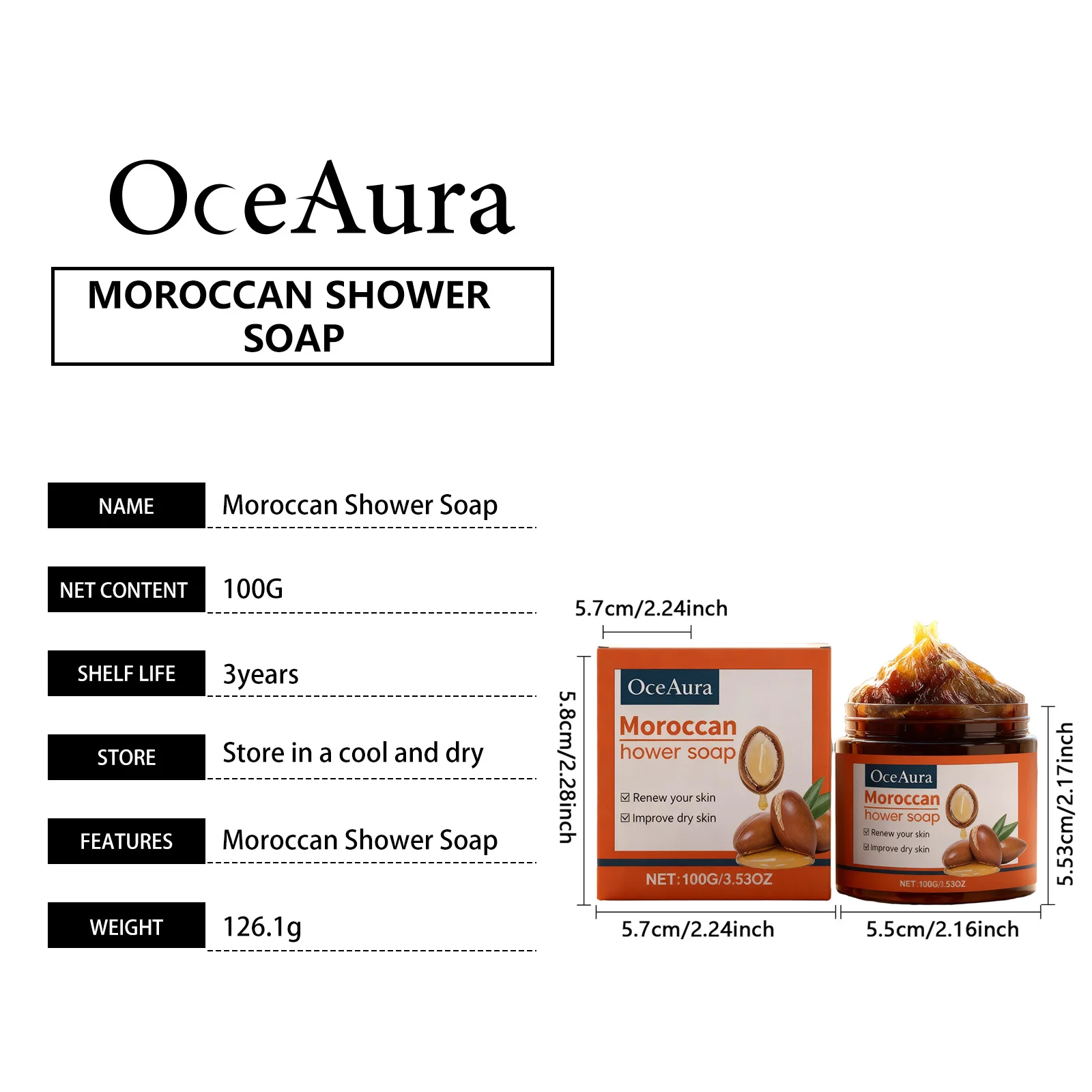 Moroccan Bath Soap For Deep Cleanse And Smooth Skin Body Wash_voghion.com