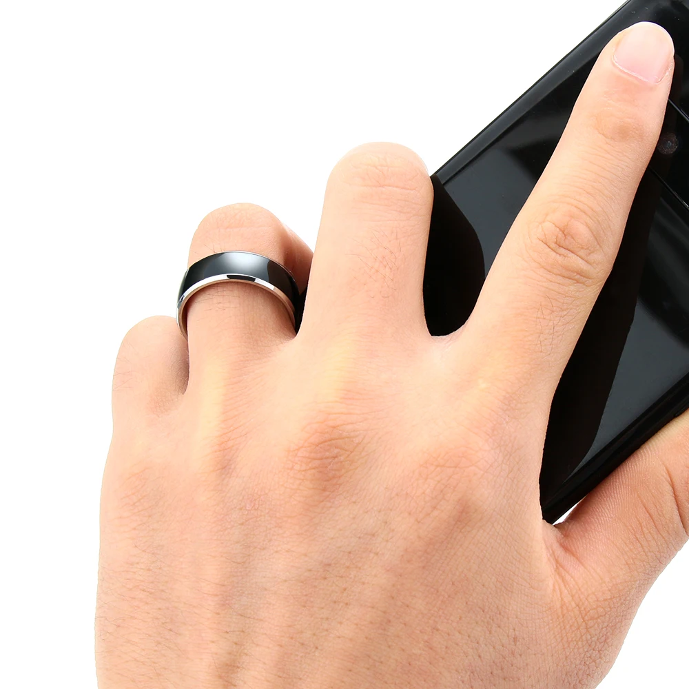 Multifunctional Nfc Finger Ring Intelligent Wearable Connect Android Phone  Equipment Waterproof Smart Technology Ring Jewelry - Rings - AliExpress