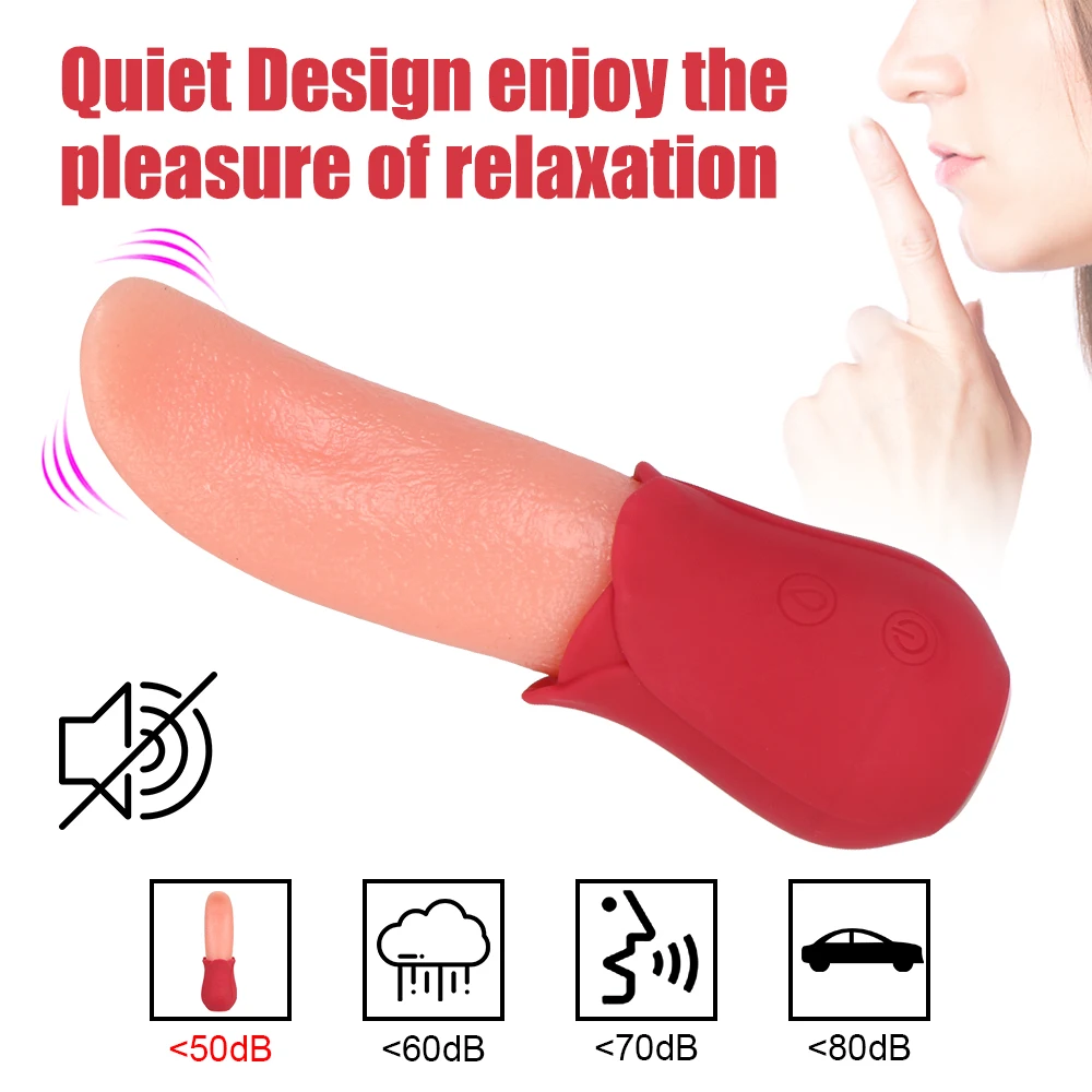 14 cm Tungaslickande Vibrator Bröstvårtan slickar Bröstförstoring För Kvinnor Clit l Analplugg Sexleksaker Kvinna_voghion.com